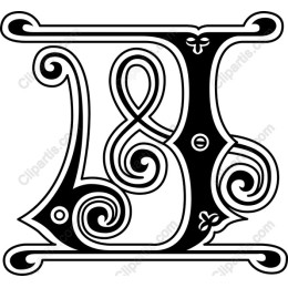 Artistic Letter B