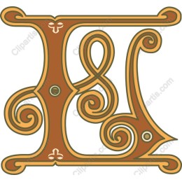 Elegant Ornate Letter H