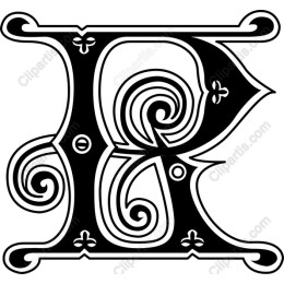 Ornate Letter E