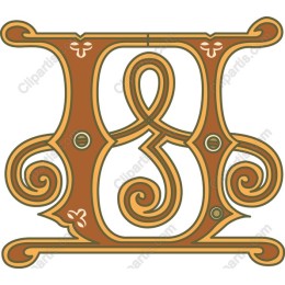 Ornate Letter 'H'