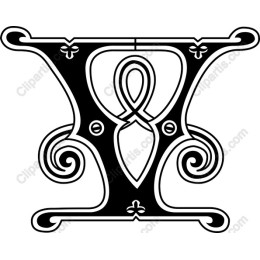 Ornate Vintage Black and White