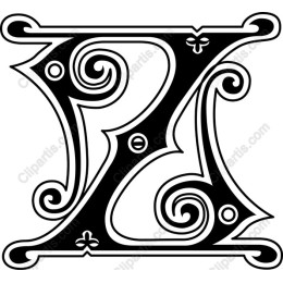 Ornate Letter Z