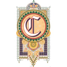 Elegant Ornate Letter C