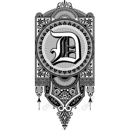 Ornate Monogram D
