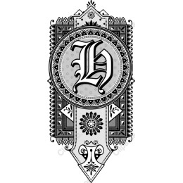 Elegant Ornate Letter 'L'
