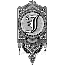 Ornate Letter J