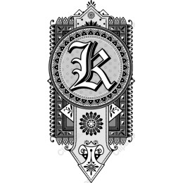 Ornate Letter K
