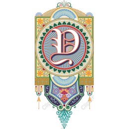 Ornate Letter P