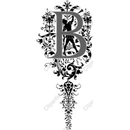 Elegant Ornate Letter B