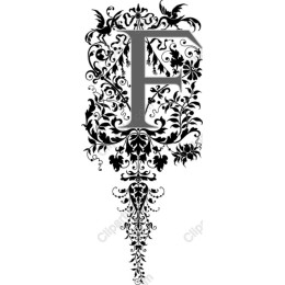 Ornate Initial Letter E