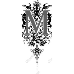 Ornate Letter 'M'work