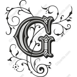 Elegant Ornate G Letter