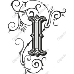 Ornate Letter I