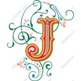 Elegant Ornate Letter J