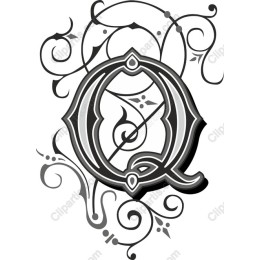 Stylized Q Ornamental