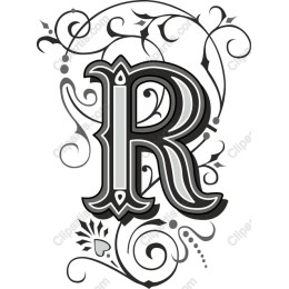 Elegance in Letter R