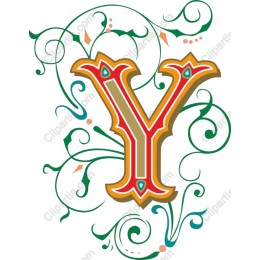 Ornate Letter Y