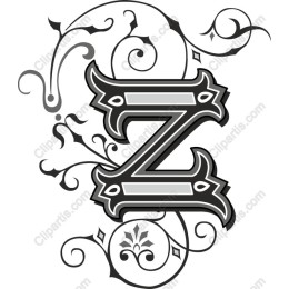 Vintage Flourished Z