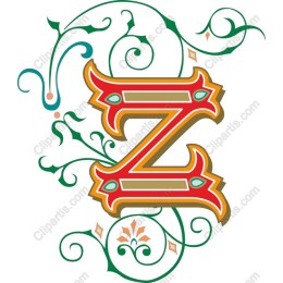 Ornate Letter Z
