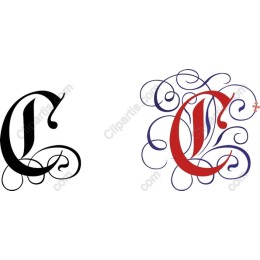 Ornate Letter C