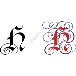 Elegant Letter H