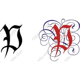 Intricate Letter P