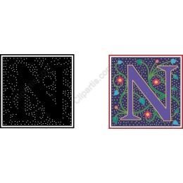 Ornamental Letter N