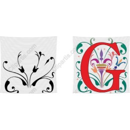 Floral Letter G