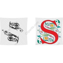 Elegant Floral Swirl