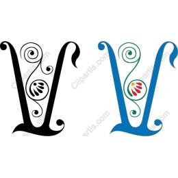 Artistic Swirl V Logo