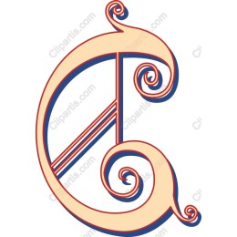Elegant Decorative Letter C