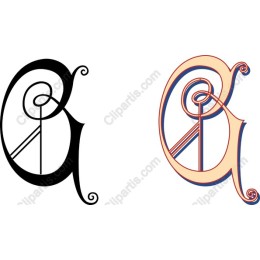 Stylized Letter G Elegant