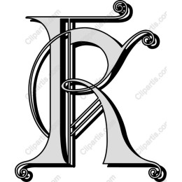 Elegant Decorative Letter R