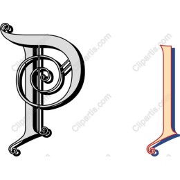 Elegant Letter P & L