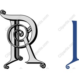 Elegant R Decorative Logo