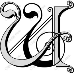 Ornate Letter W