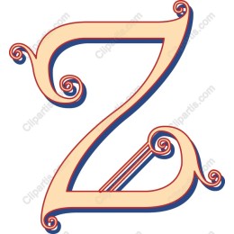 Elegant Ornate Letter Z