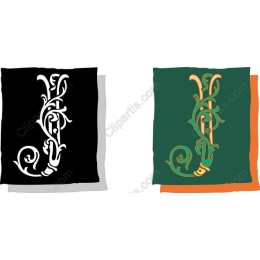 Elegant Floral Letter 'J' Decorative