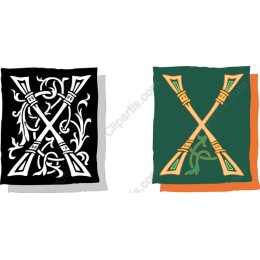 Crossed Paddles Emblem