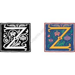 Floral Z Monogram