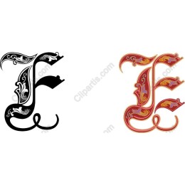 Stylized Letter E