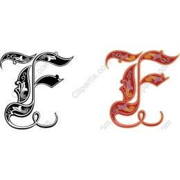 Decorative Letter F