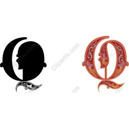 Elegant Q Emblem
