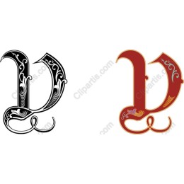 Elegant Letter 'P'