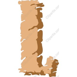 Rustic Letter L