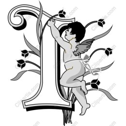 Cherub and Floral Elegance