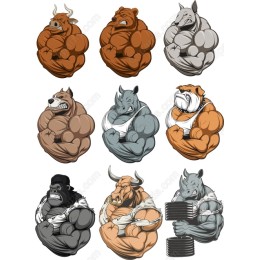 Muscular Animal Bundle