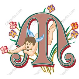 Cherub and Floral Delight