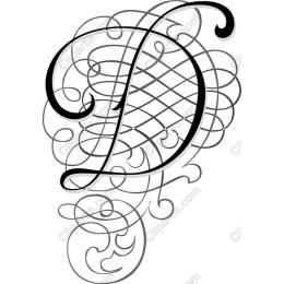 Elegant D Monogram