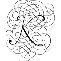 Elegant Letter K